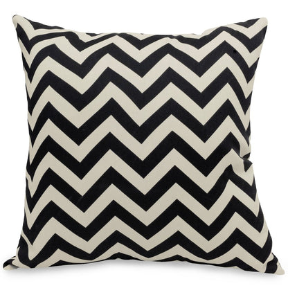 Majestic Home Goods Pillow 20x20 Chevron Black