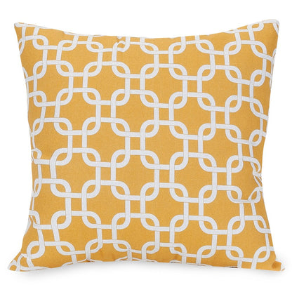 Majestic Home Goods Pillow 20x20 Links Yellow