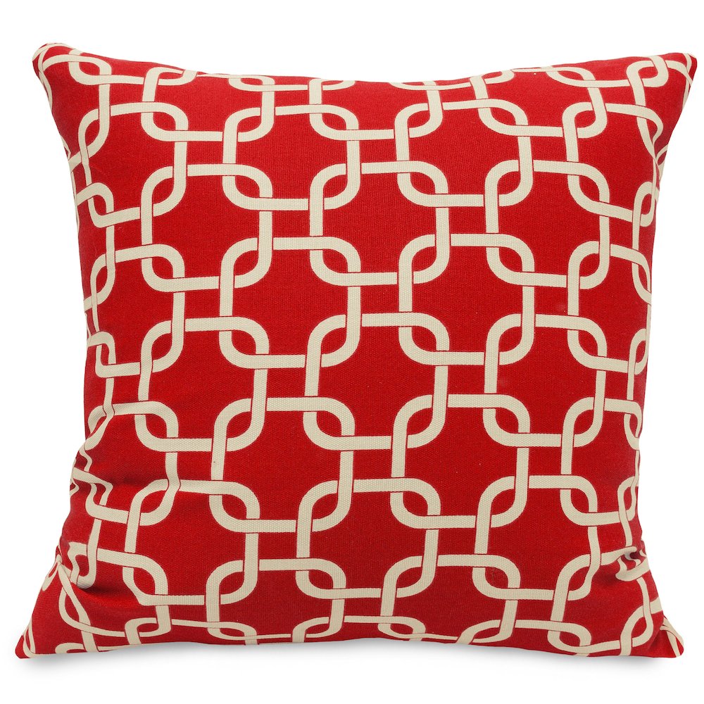 Majestic Home Goods Pillow 20x20 Links Red