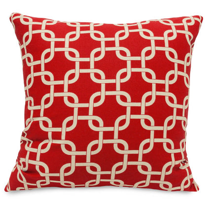 Majestic Home Goods Pillow 20x20 Links Red