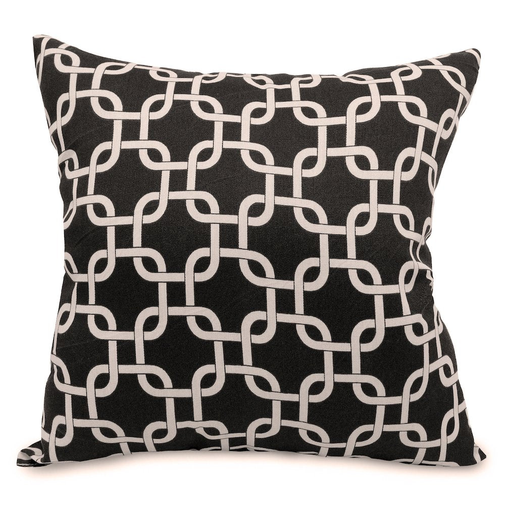 Majestic Home Goods Pillow 20x20 Links Black