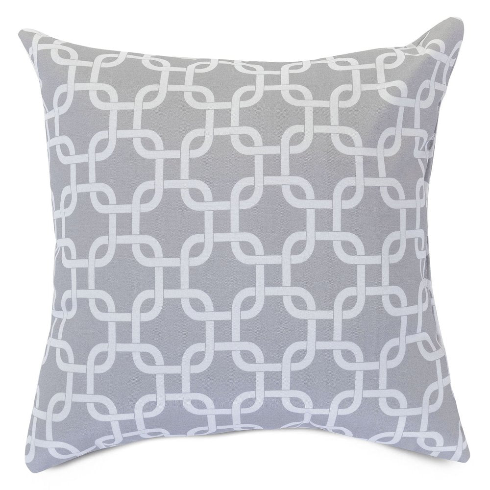 Majestic Home Goods Pillow 20x20 Links Gray