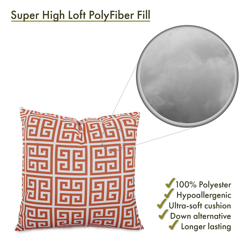 Majestic Home Goods Pillow 20x20 Towers Orange