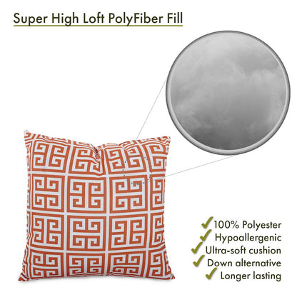 Majestic Home Goods Pillow 20x20 Towers Orange