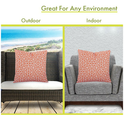 Majestic Home Goods Pillow 20x20 Towers Orange
