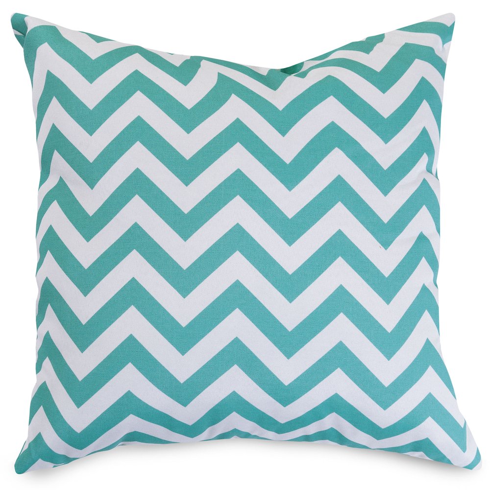 Majestic Home Goods Pillow 20x20 Chevron Teal