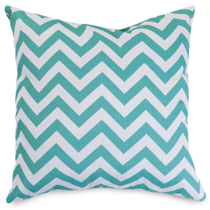 Majestic Home Goods Pillow 20x20 Chevron Teal