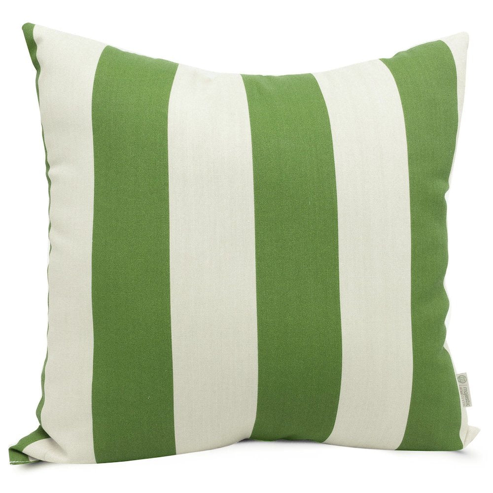 Majestic Home Goods Pillow 24x24 Vertical Stripe Sage