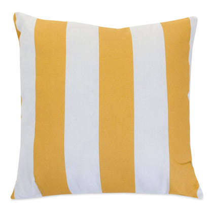 Majestic Home Goods Pillow 24x24 Vertical Stripe Yellow
