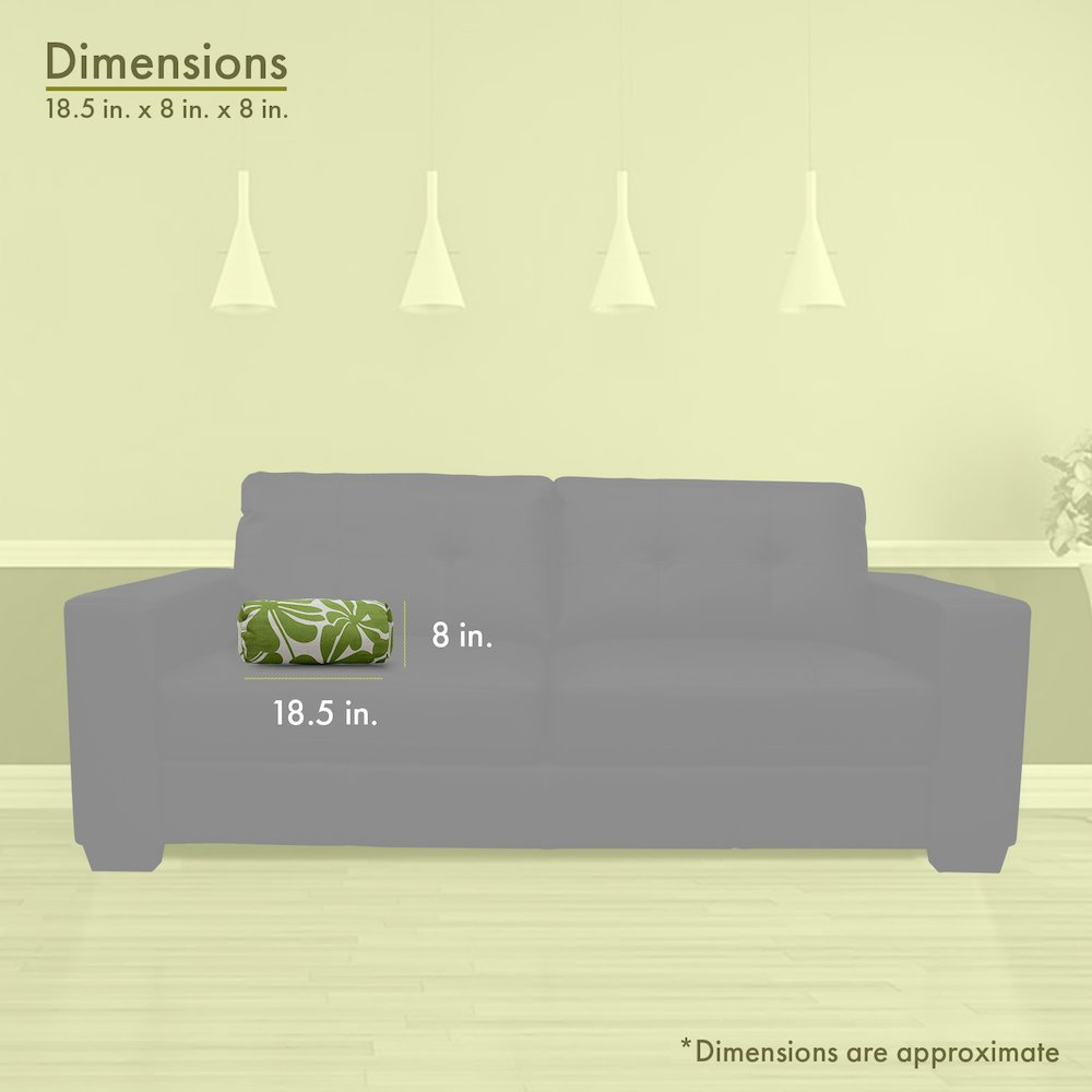 Majestic Home Goods Bolster Pillow Plantation Sage