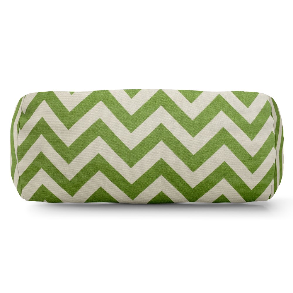 Majestic Home Goods Bolster Pillow Chevron Sage