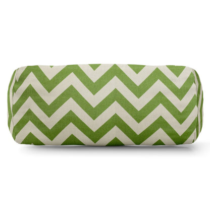 Majestic Home Goods Bolster Pillow Chevron Sage