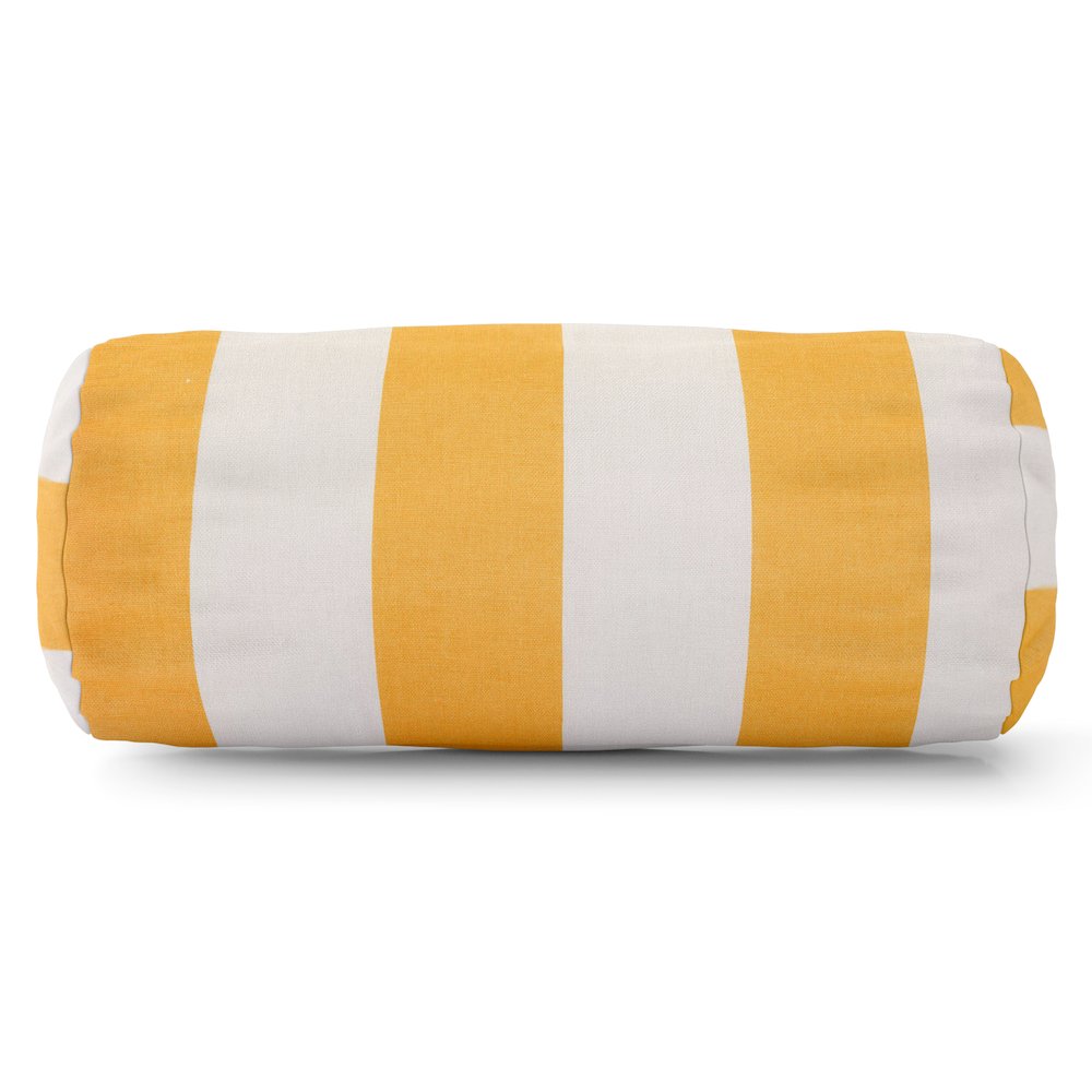Majestic Home Goods Bolster Pillow Vertical Stripe Yellow