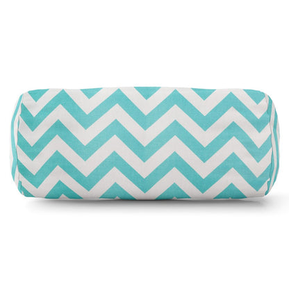 Majestic Home Goods Bolster Pillow Chevron Teal