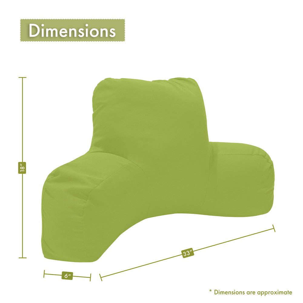 Majestic Home Goods Reading Pillow Links Black