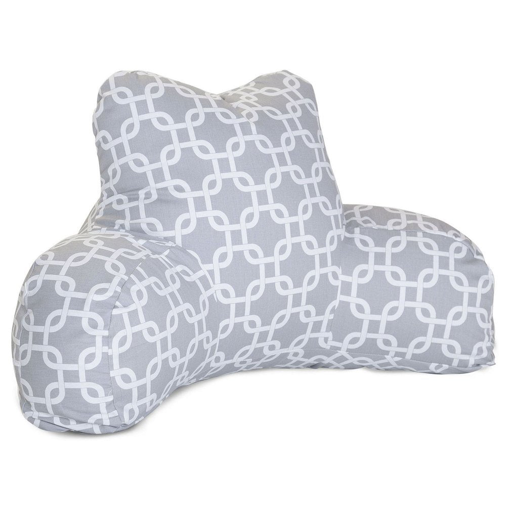 Majestic Home Goods Reading Pillow Links Gray