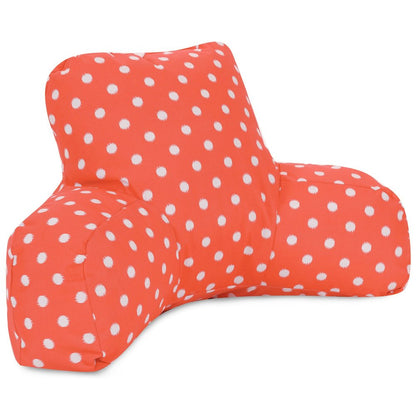Majestic Home Goods Reading Pillow Ikat Dot Orange