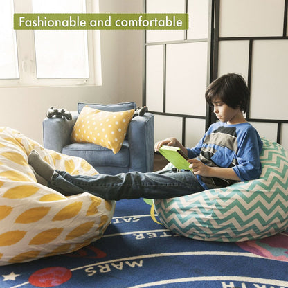 Majestic Home Goods Small Bean Bag Trellis Navy