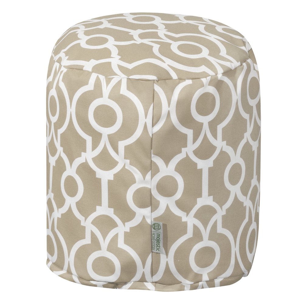 Majestic Home Goods Pouf Athens Sand