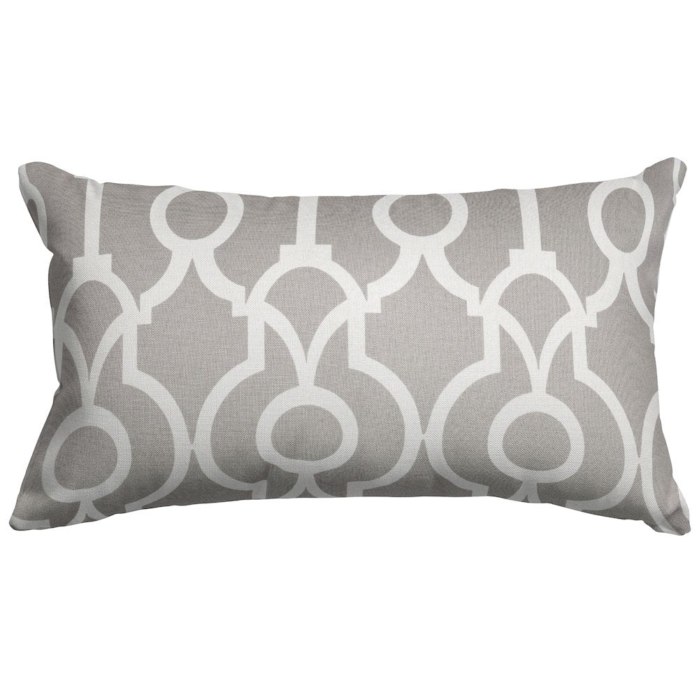 Majestic Home Goods Pillow 12x20 Athens Gray