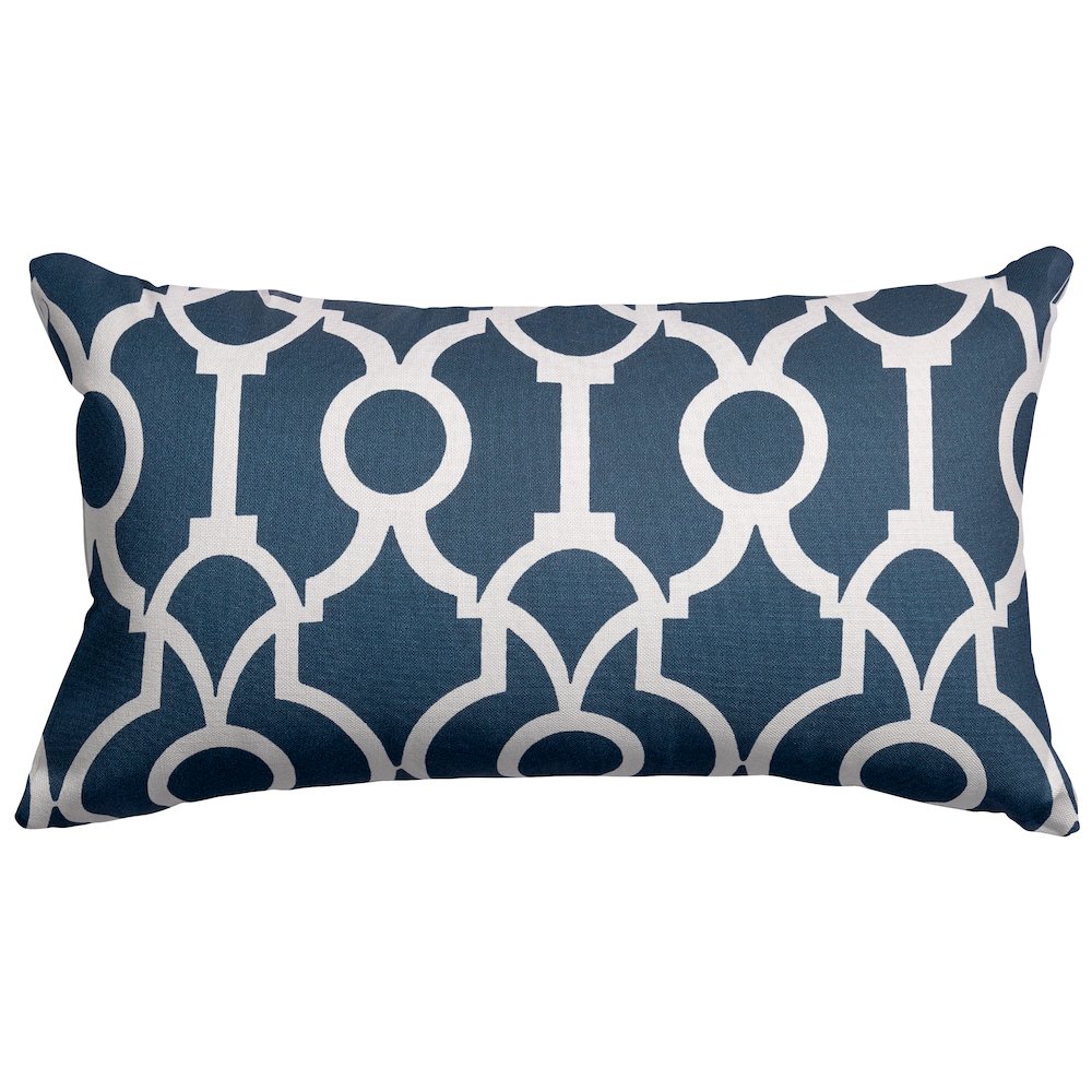 Majestic Home Goods Pillow 12x20 Athens Navy