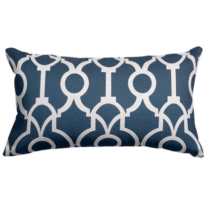 Majestic Home Goods Pillow 12x20 Athens Navy