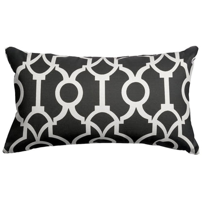 Majestic Home Goods Pillow 12x20 Athens Black