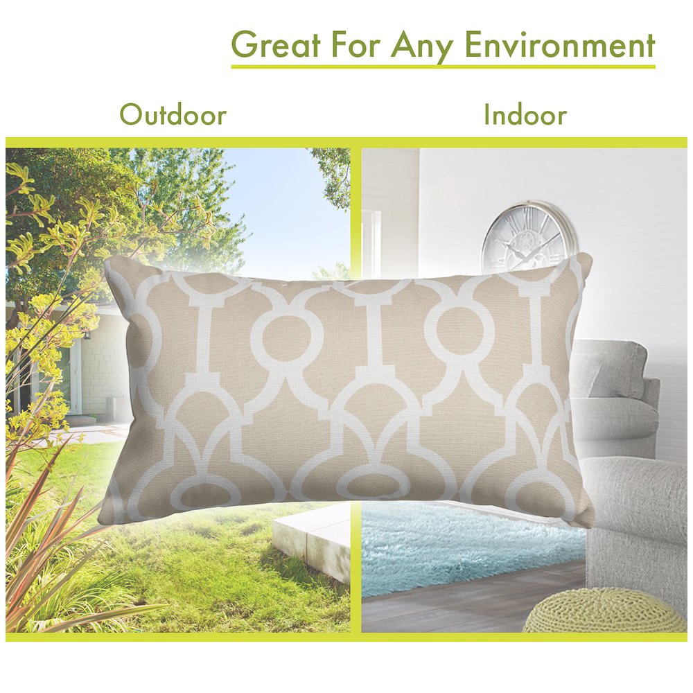 Majestic Home Goods Pillow 12x20 Athens Sand