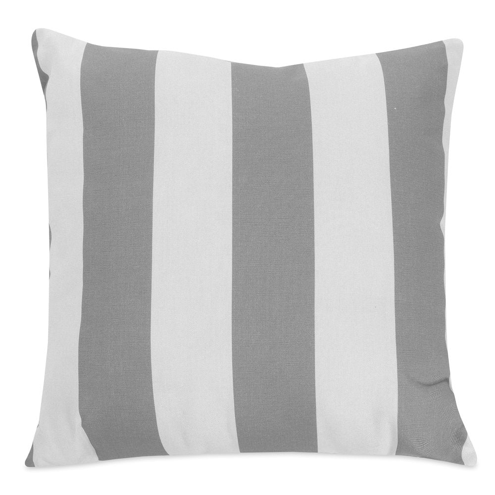 Majestic Home Goods Pillow 20x20 Vertical Stripe Gray