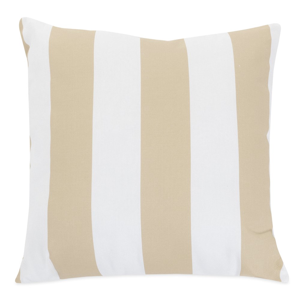 Majestic Home Goods Pillow 20x20 Vertical Stripe Sand