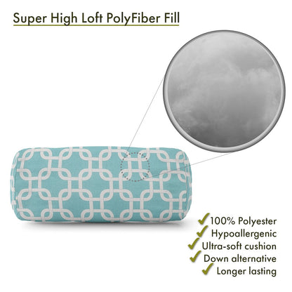 Majestic Home Goods Bolster Pillow Links Teal