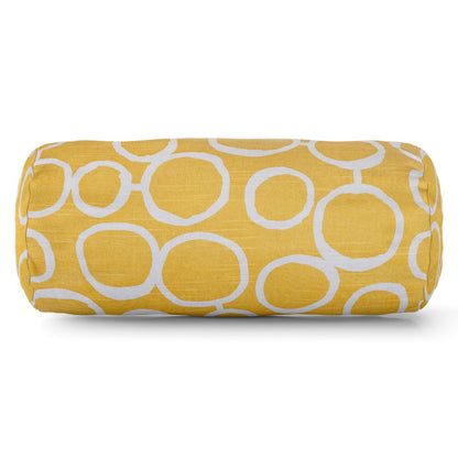 Majestic Home Goods Bolster Pillow Fusion Yellow