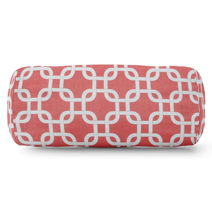 Majestic Home Goods Bolster Pillow Links Coral