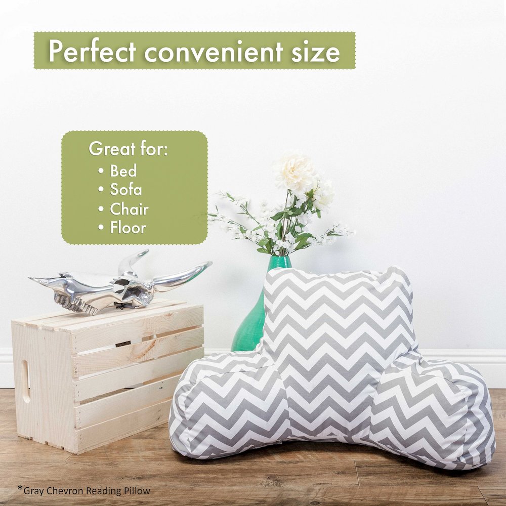 Majestic Home Goods Reading Pillow Athens Navy