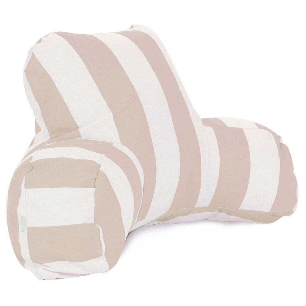 Majestic Home Goods Reading Pillow Vertical Stripe Sand