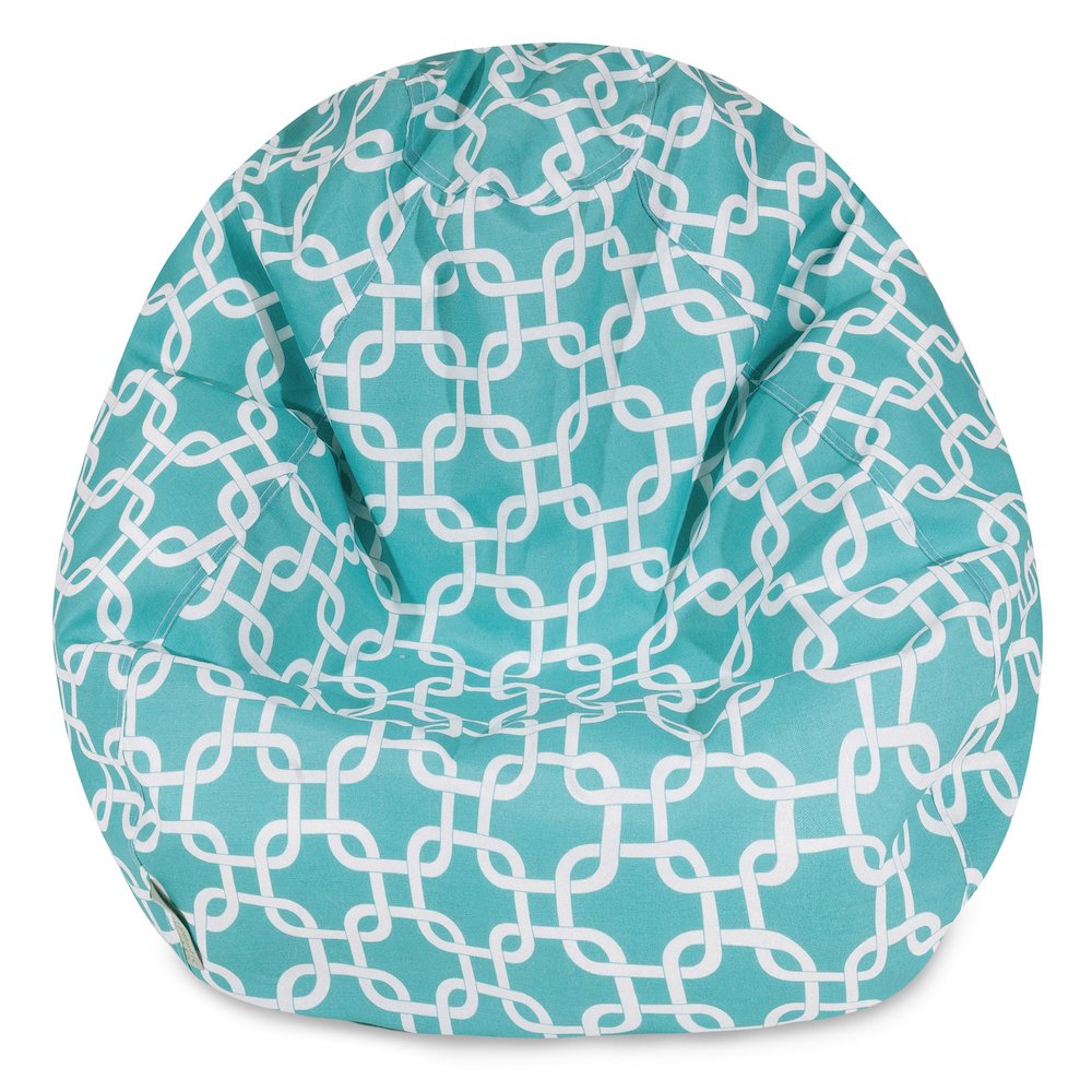 Majestic Home Goods Small Bean Bag Links Teal