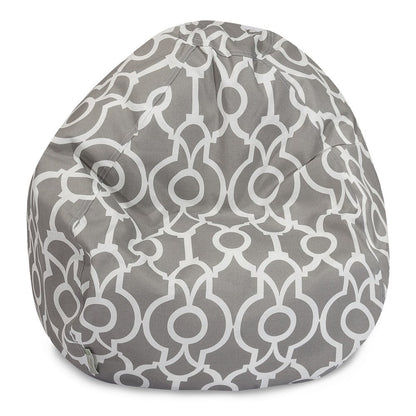 Majestic Home Goods Small Bean Bag Athens Gray