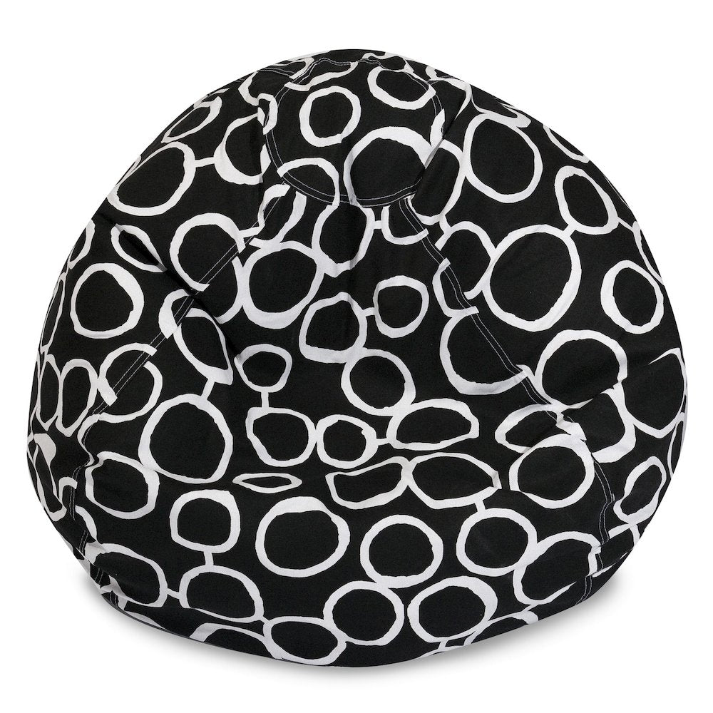 Majestic Home Goods Small Bean Bag Fusion Black
