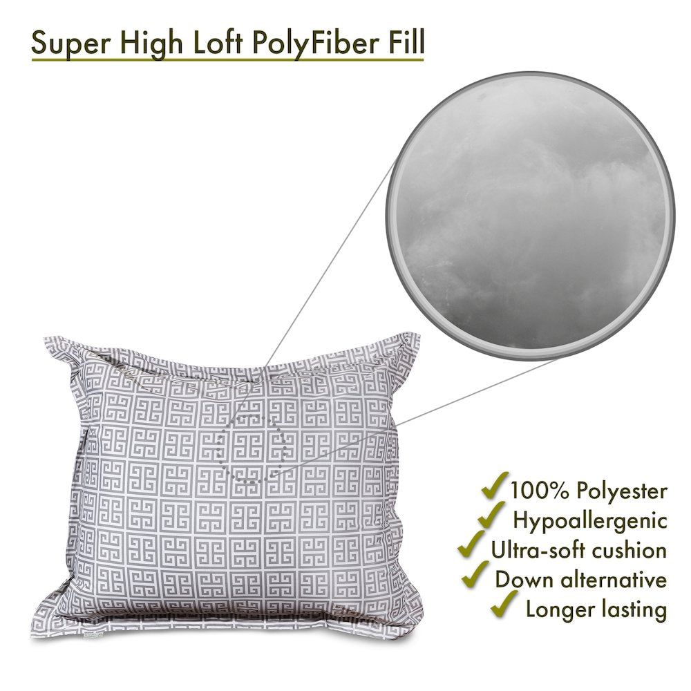 Majestic Home Goods Floor Pillow Towers Gray