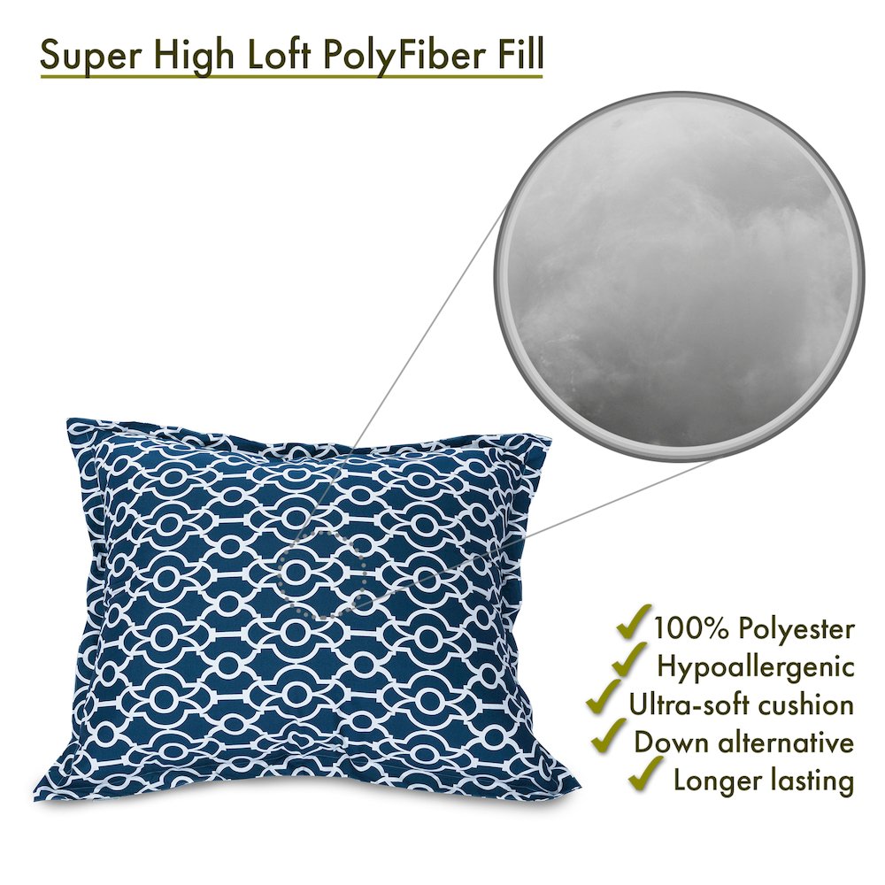 Majestic Home Goods Floor Pillow Athens Navy