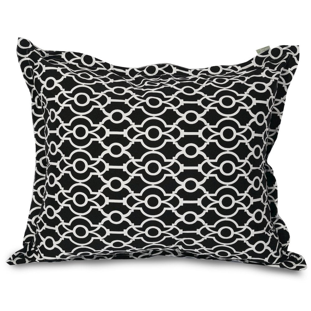 Majestic Home Goods Floor Pillow Athens Black