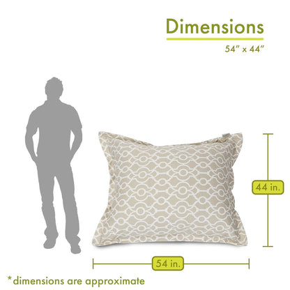 Majestic Home Goods Floor Pillow Athens Sand