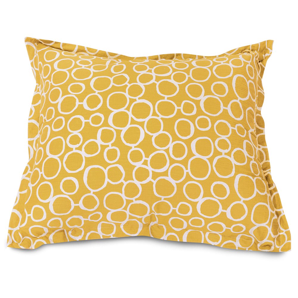 Majestic Home Goods Floor Pillow Fusion Yellow
