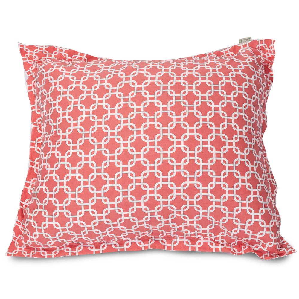 Majestic Home Goods Floor Pillow Links Coral