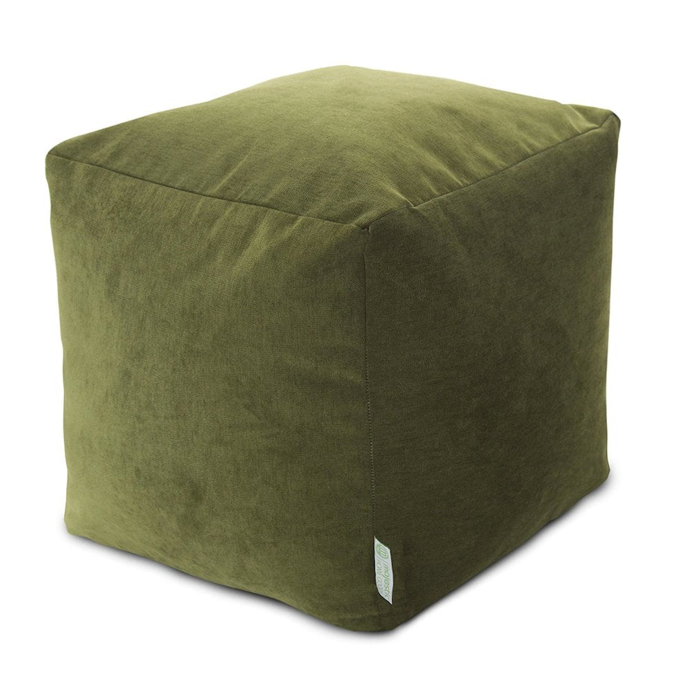 Majestic Home Goods Cube Pouf Villa Fern