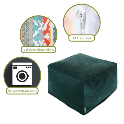 Majestic Home Goods Ottoman Pouf Villa Marine