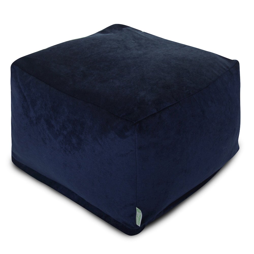 Majestic Home Goods Ottoman Pouf Villa Navy