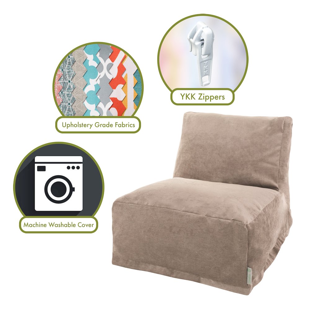 Majestic Home Goods Chair Lounger Villa Pearl