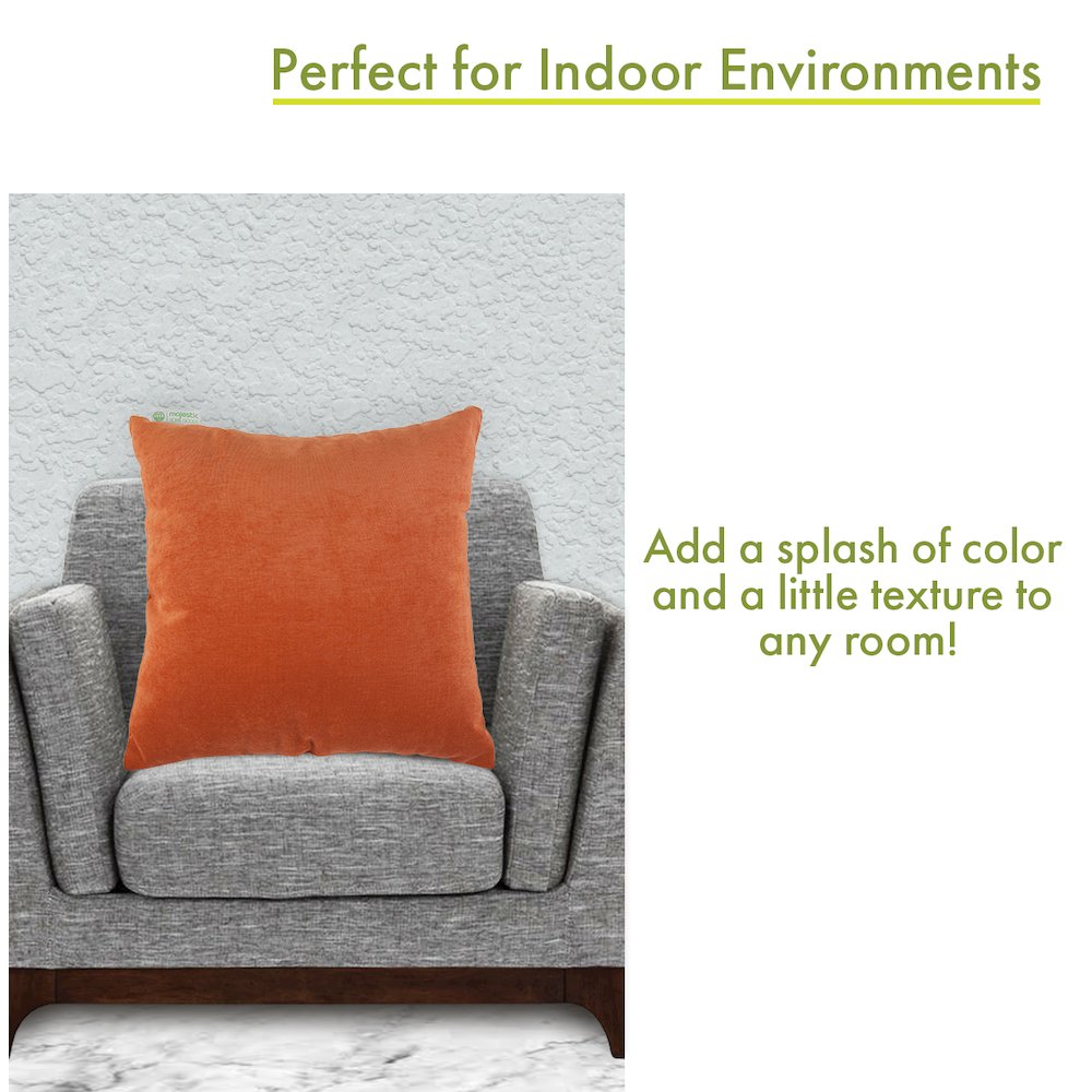 Majestic Home Goods Pillow 20x20 Villa Orange