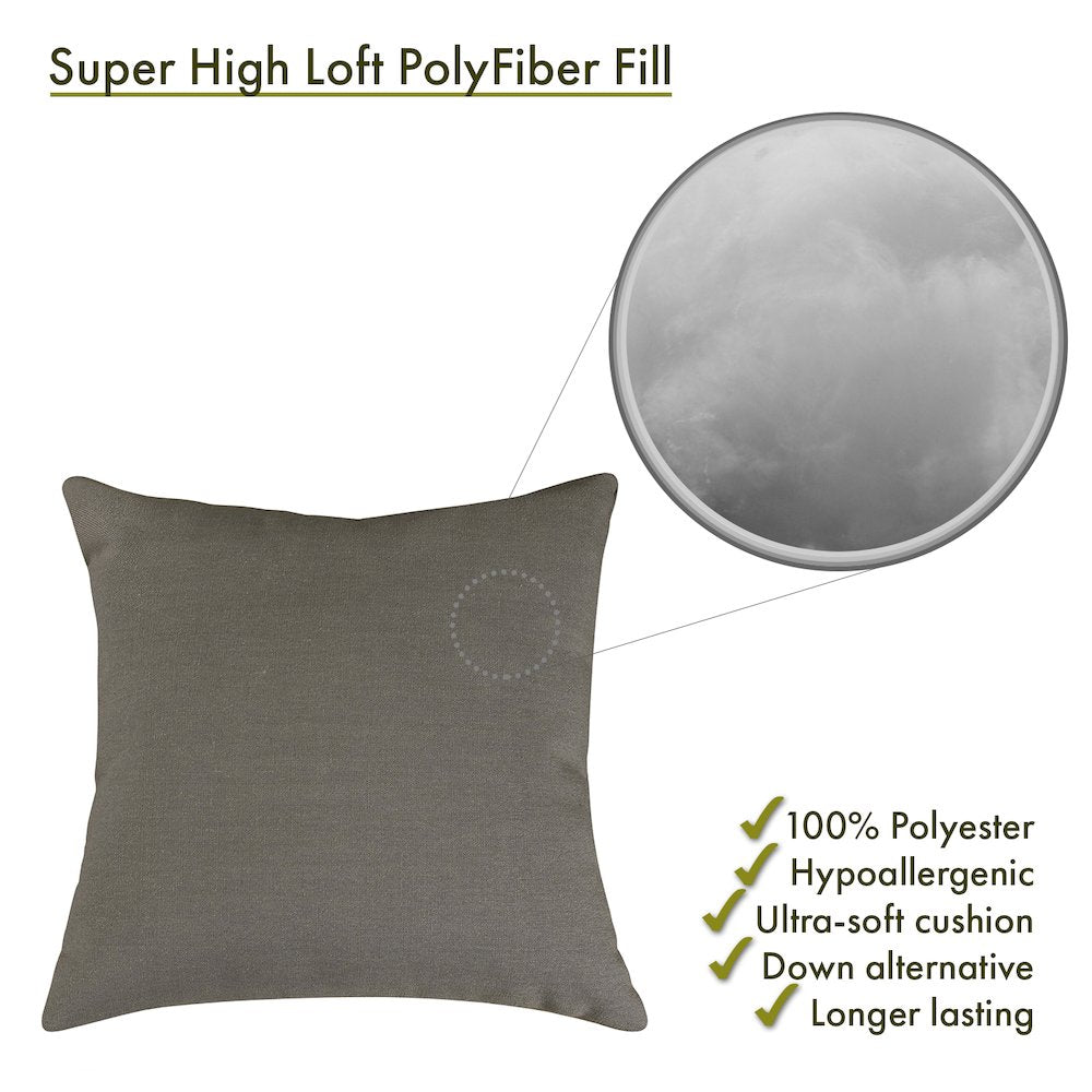 Majestic Home Goods Pillow 24x24 Wales Gray